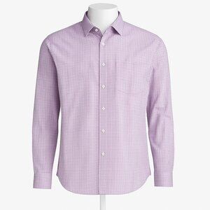 Bonobos Men's Size Large Purple Gingham Button Down Shirt